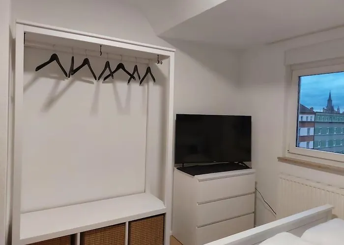 Appartement Rooftop Apartmens - Komfortable Neue Gemeinschaftsunterkunft Im Herzen Von - Raum 2 Ulm